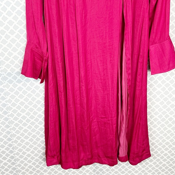 NWT Free People New Day Floral Embroidered Tunic Dress in Blossom - Picture 4 of 14